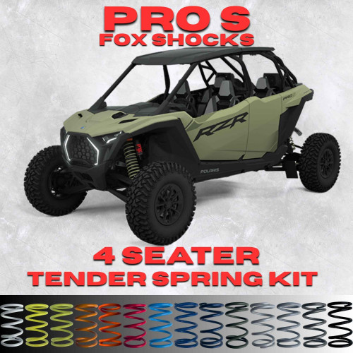 Polaris RZR Pro S 4 Seater Tender Spring Kit (Fox Shocks) - Full Kit