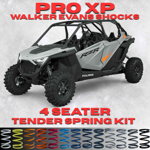 Polaris RZR Pro XP 4 Seater Tender Spring Kit (Walker Evans Shocks) - Full Kit
