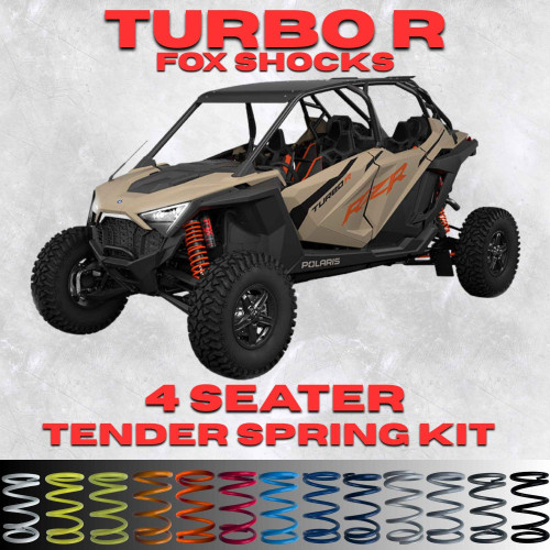Polaris RZR Turbo R 4 Seater Tender Spring Kit (Fox Shocks) - Full Kit