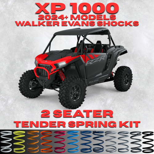 Polaris RZR XP 1000 2 Seater Tender Spring Kit (Walker Evans Shocks)(2024+) - Full Kit