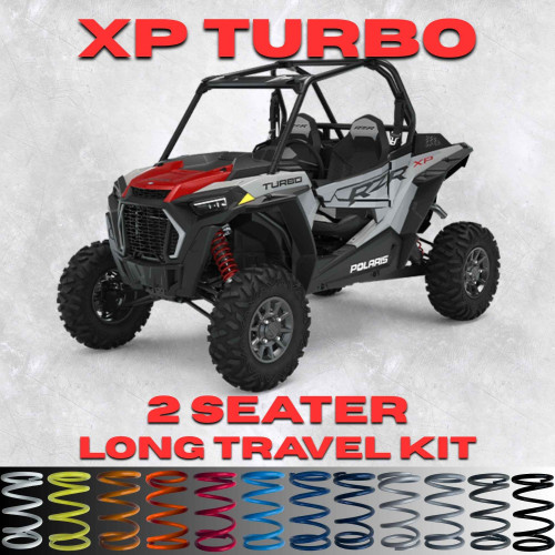 Polaris RZR XP Turbo 2 Seater Long Travel Spring Kit Upgrade - Full Kit