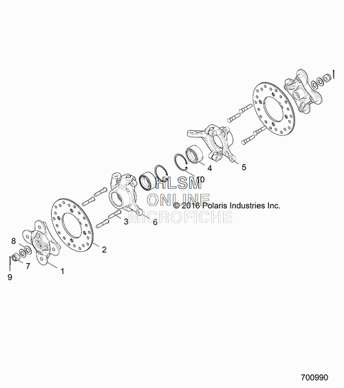 Polaris RZR Turbo Front Knuckle Bearing Carrier