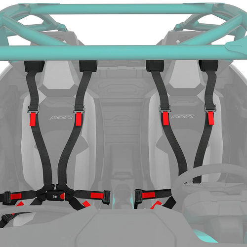 Genuine 2025+ Polaris RZR Pro XP | Pro S | Pro R Click6 Retractable 6 Point Seat Harness Kit (Set of 2)
