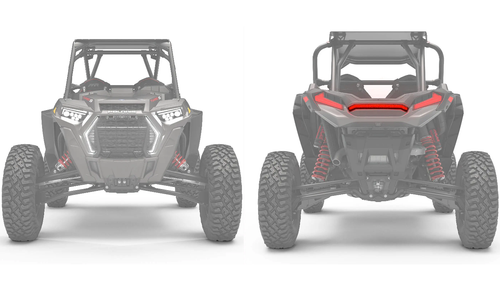 Genuine 2019-2023 Polaris RZR XP Turbo | XP 1000 | XP Turbo S 2 Front & 1 Rear LED Accent Light Kit