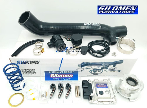 Gilomen Innovations '21+ Polaris RZR High Performance ECU Tuning Clutch Kit & HD silicone Turbocharge tube w/ blow off valve Package