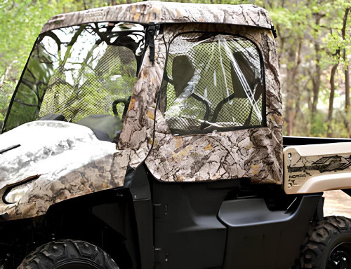 Honda '10-'13 Big Red Soft Side Camo Cab Curtains