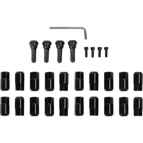 Moose - 12 mm x 1.50 Flat Lug Nuts w/ Valve Stems - 20 Pack