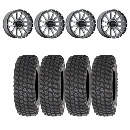 Raceline A95SG Trophy Simulated Beadlock & System 3 XCR350 Radial Wheel & Tire Kit