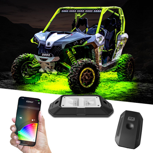 XK Glow XKchrome Smartphone App Controlled RGB LED Offroad Rock Light Kits