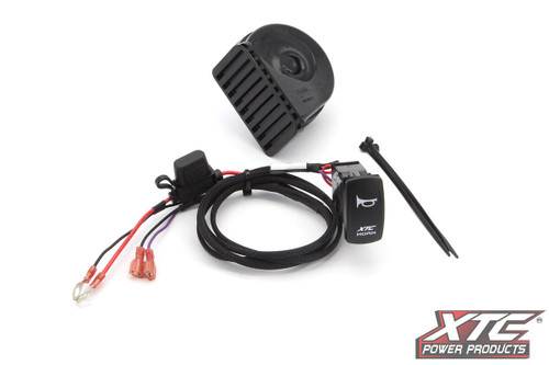 XTC '21-'26 Can-Am Commander Plug & Play Horn Kit w/ Laser Engraved Amber Lit Rocker Switch