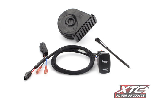 XTC '24-'26 CFMoto UForce U10 Pro Plug & Play Horn Kit w/ Blue LED Lit Rocker Switch
