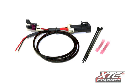 XTC 3 Way Universal License Plate, Whip Lights & Chase Lights UTV Tail Light Power Harness