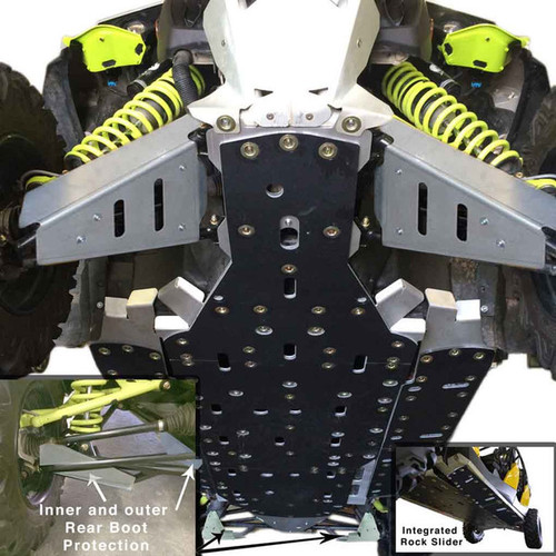 Ricochet Offroad - Can-Am Maverick MAX X-RS/XDS Turbo Complete Skid Plate Set