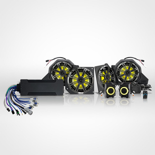 SSV Works - Polaris Xpedition ADV/XP 1800w 7-Speaker Phase-5 K-Spec Plug-&-Play Audio Kit for Ride Command