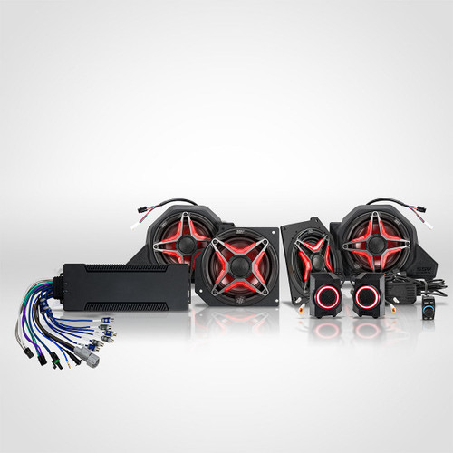 SSV Works - Polaris Xpedition ADV/XP 1800w 7-Speaker Phase-5 V-Spec Plug-&-Play Audio Kit for Ride Command