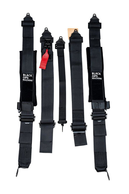 Black Ops Machine Universal 5 Point Off-road Seat Harness (single)