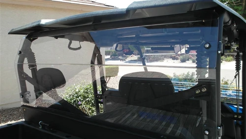 Trail Armor '10-'21 Polaris Ranger 800 Rear Window Dust Shield Kit w/ Fast Clamps