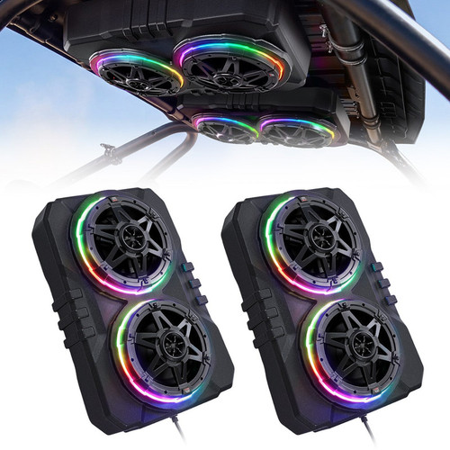 Kemimoto - Can-Am X3/ RZR/ CF Moto UForce 6.5 Inch Roof Sound System