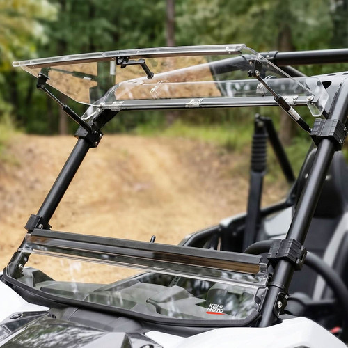 Kemimoto - Kawasaki Teryx KRX 3-in-1 UTV Flip Windshield