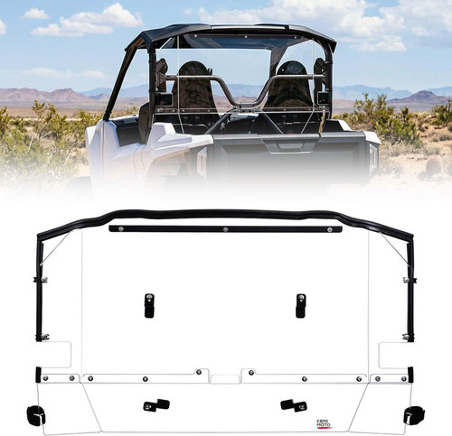 Kemimoto - Yamaha Wolverine RMAX2 Rear Windshield