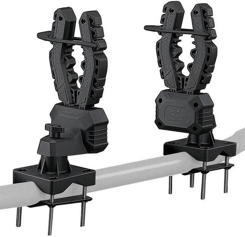 Kemimoto Universal Utv Hunting Tool Holder Gear Mounts (0.875" - 2" Square Bars / 1" - 2" Round Bars) (pair)