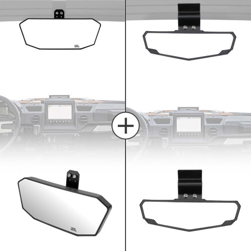 Kemimoto '17-'24 Polaris Ranger XP Upgraded Rear View Mirror