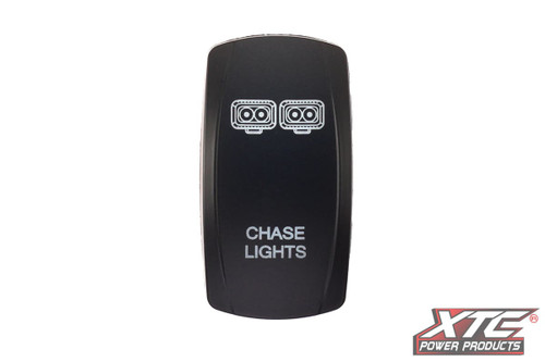 XTC Chase Lights Contra V Rocker Switch Cover