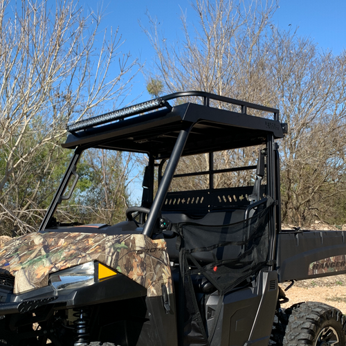 Ranch Armor - Polaris Ranger Crew 570-4 Mid-Size Single Cab Metal Top with Pro-Fit Frame