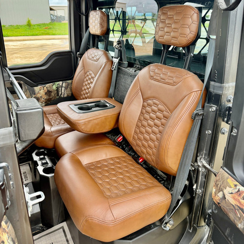 Ranch Armor - Polaris Ranger Crew XD 1500 Custom Leather Seats - Level 3