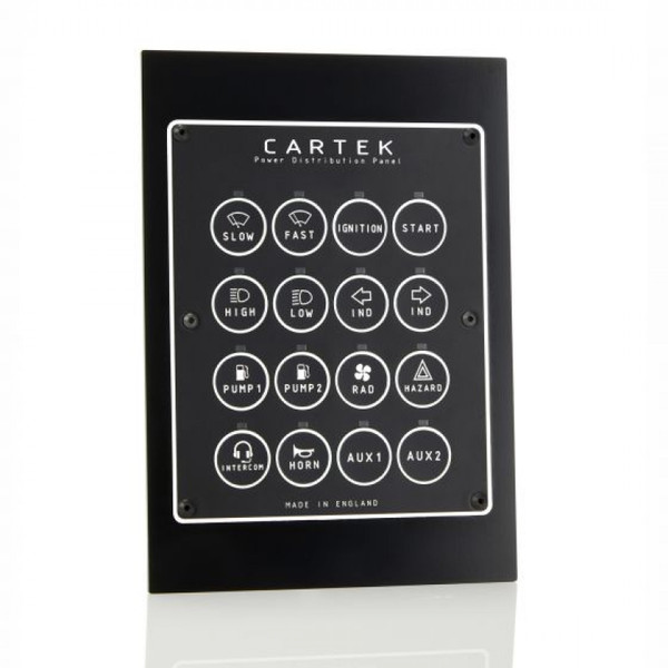 Cartek 16 Channel Power Distribution Panel Retro Edition (CTK-PDP-16-R)