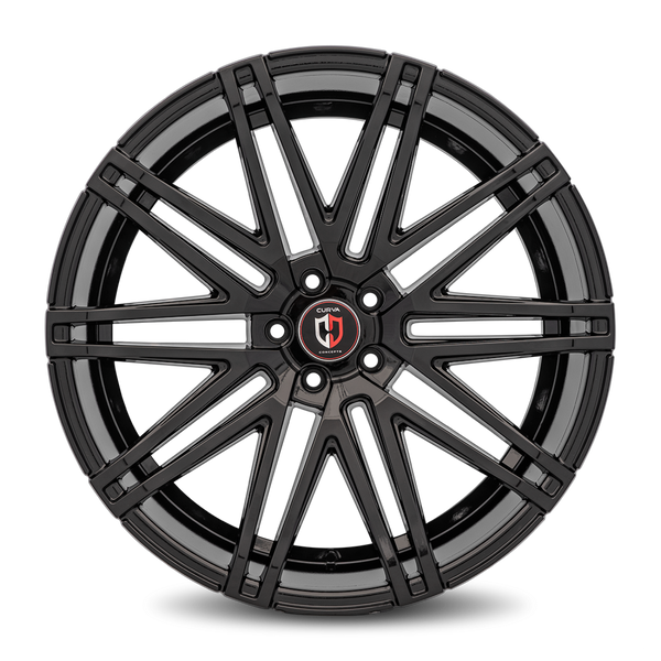 Curva Concepts C48 22x10.5 5x115 25 71.5 Gloss Black (CUR-C48-221051152571BLK)