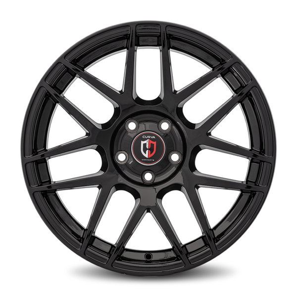 Curva Concepts C300 18x8.5 5x112 35 66.56 Gloss Black (CUR-C300-18851123566BLK)