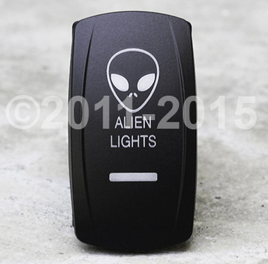 Alien Lights - Dual Led Lighted Rocker Switch