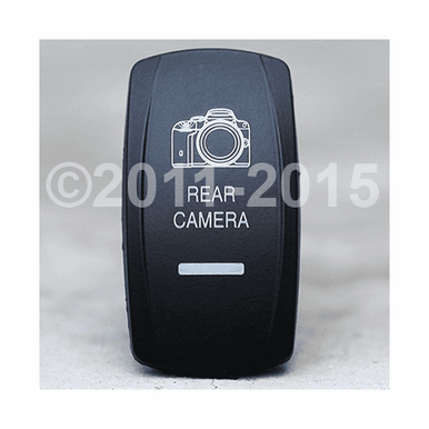 Camera Rocker Switch Rear Camera-Dual Led Lighted Rocker- Switch