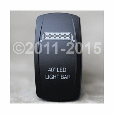 Led Light Bar-Dual Led Lighted Rocker- Switch