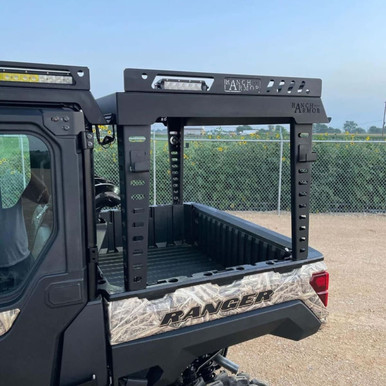 Ranch Armor Polaris Ranger Rear Raised Bed Rack - Side By Side Sports