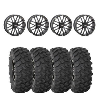 System 3 ST-3 Black System XTR370 Wheel Tire Kit