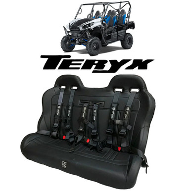 UTVMA 2012-2025 Kawasaki Teryx 4 Rear Bench Seat W Harnesses