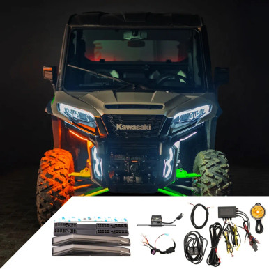 RAVEK Kawasaki Ridge Apex Turn Signal Kit | Auto-Cancel, Plug