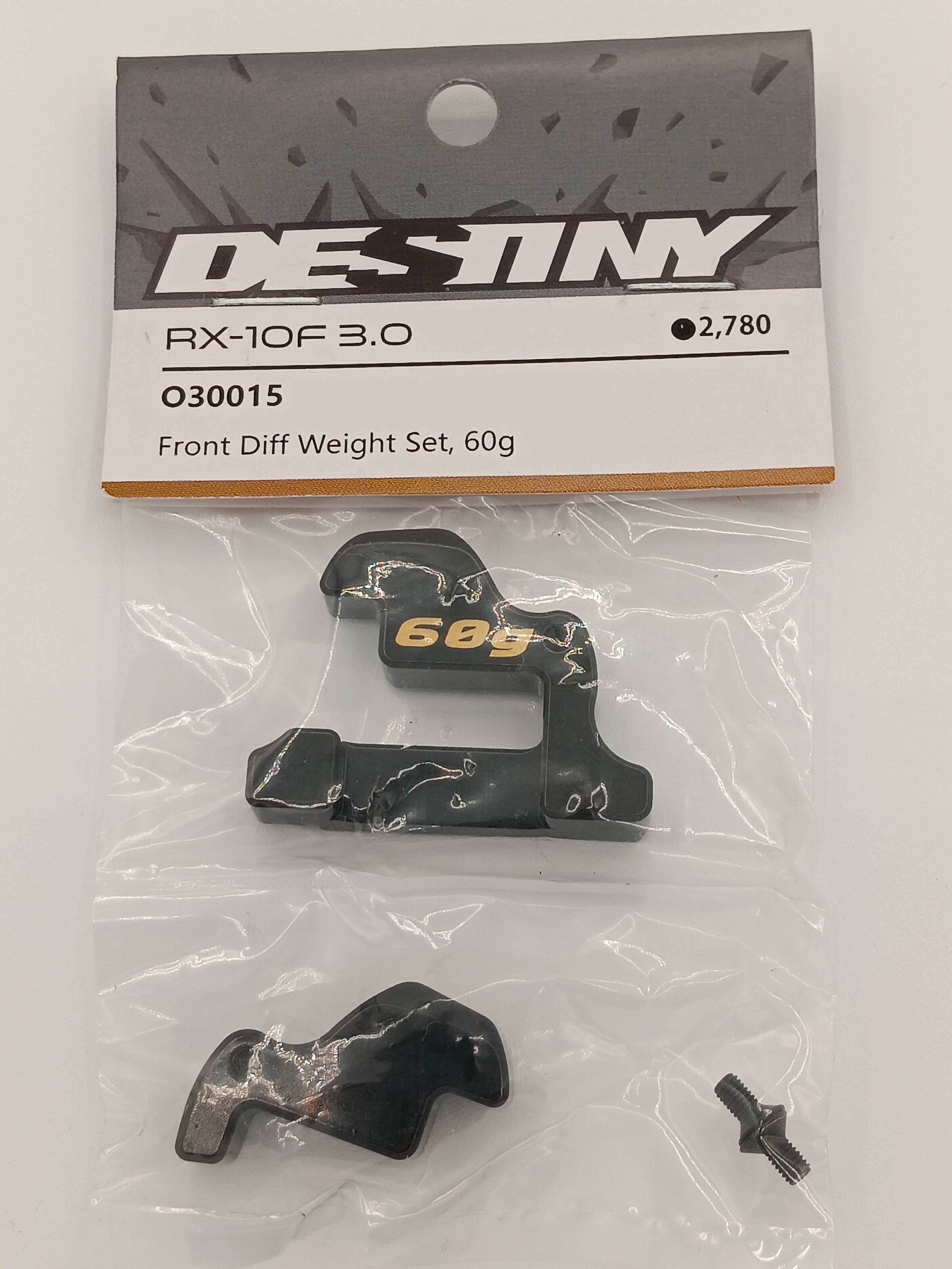 Front Weight Set 60g RX-10F 3.0