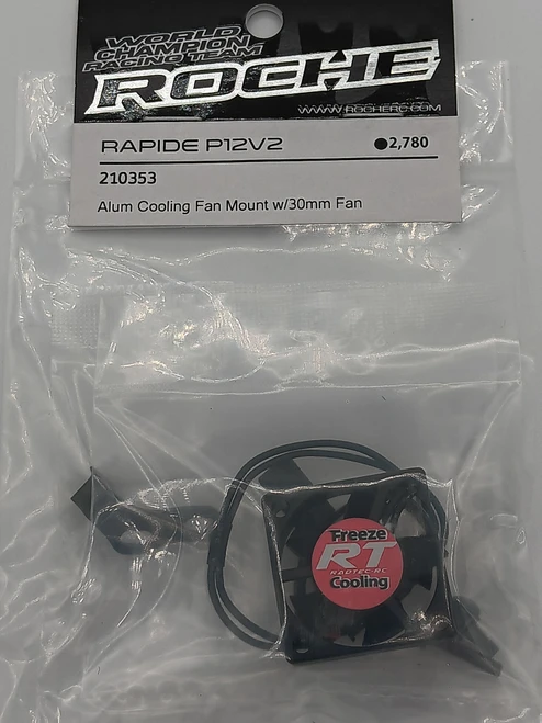 Alum Cooling Fan Mnt w/30mm Fan