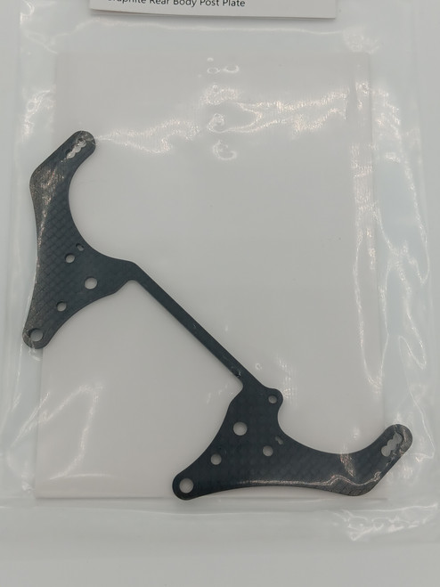 P12V3 Graphite Rear Body Post Plate