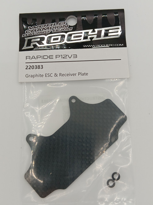 P12V3 Graphite ESC & Receiver Plate