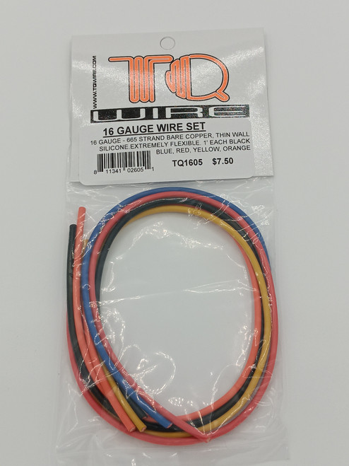 TQ Wire 16ga 5 Color Wire Set