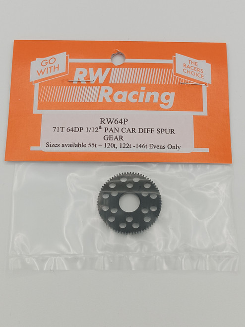 RW Racing 71T 64P Spur Gear