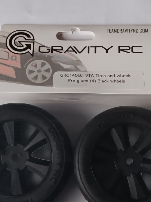 G-Spec VTA Tires (Set of 4) PreGlued Black Wheel