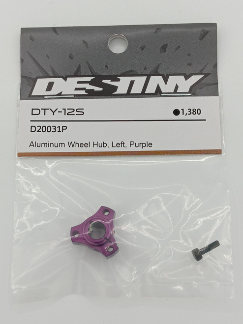 Aluminum Clamping Wheel Hub Purple