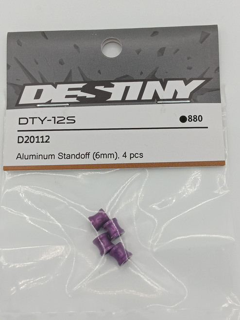 DTY-12S Aluminum 6mm Standoff (4)