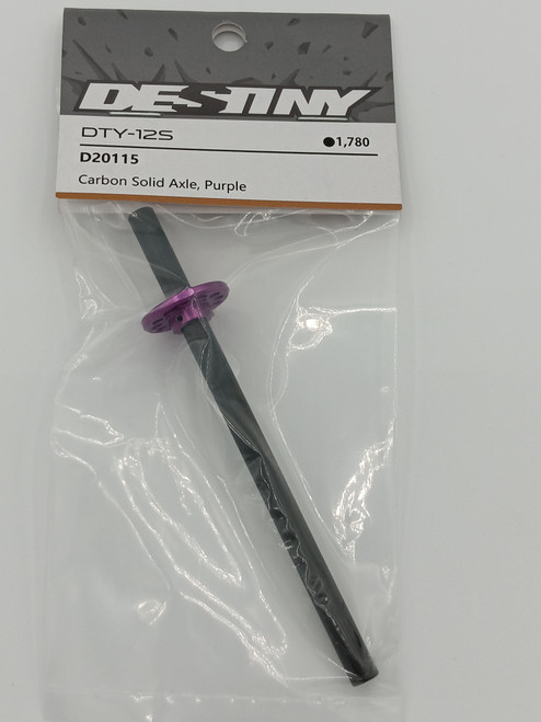 Carbon Solid Axle Purple