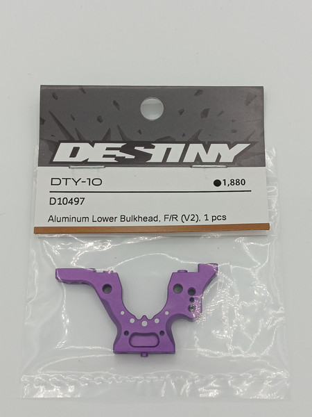 Aluminum Lower Bulkhead F/R DTY-10 (V2)